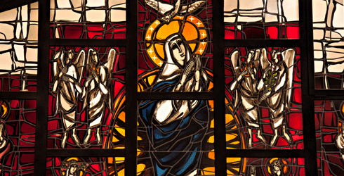 Fenster der Kapelle im Seniorenzentrum St. Hedwig Cochem